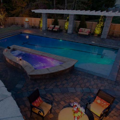 Inground swimming pool in Richmond VA