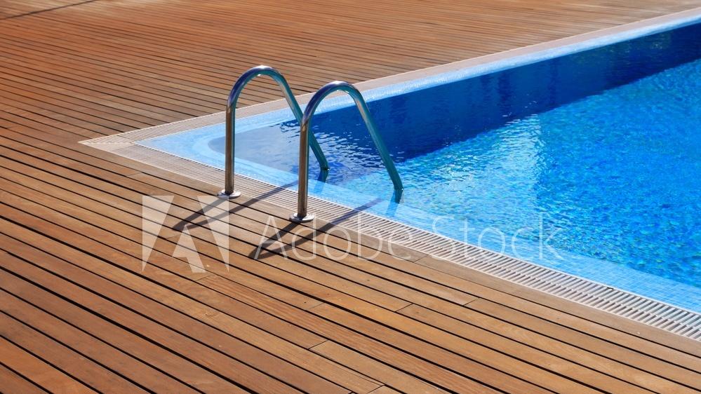 Swimming pool decking