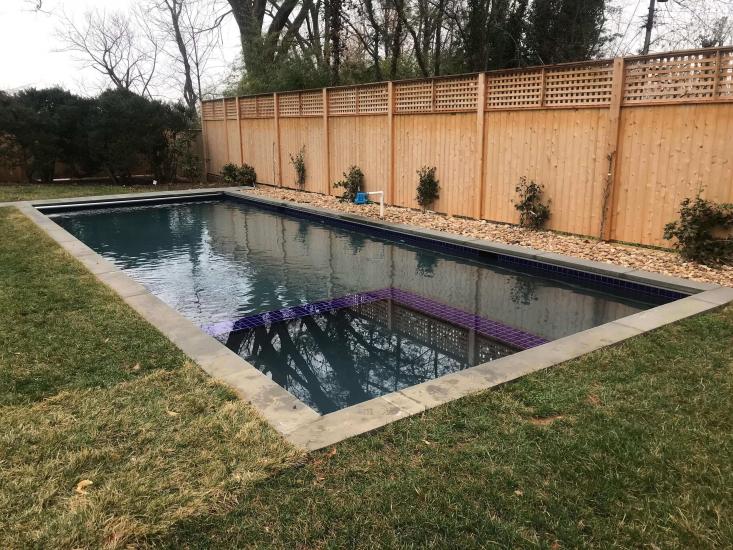 Swimming pool constructed in Richmond VA